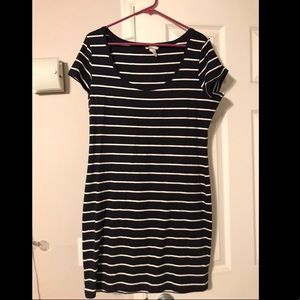 H&M Navy blue pin striped dress!